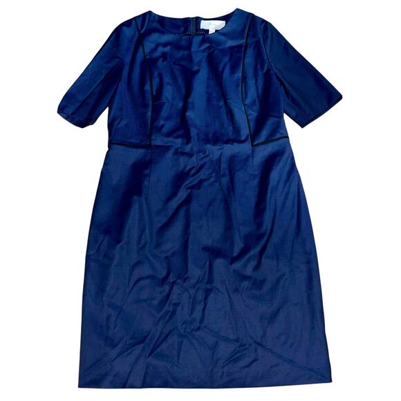 Boss Hugo Boss Wool Dress Shift Minimalist Career - Picture 2 of 13